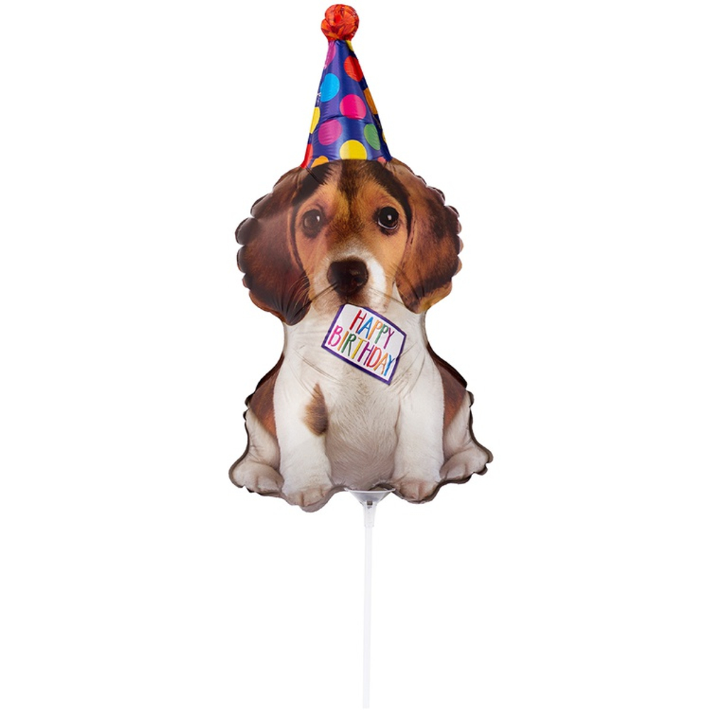 Шар Фольгированный Щенок в колпаке (Ассорти)