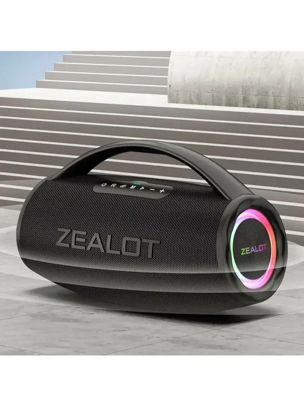 Портативная Bluetooth колонка Zealot S87 80W черный