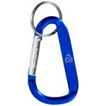 Timor брелок с карабином из переработанного алюминия, сертифицированного по стандарту RCS