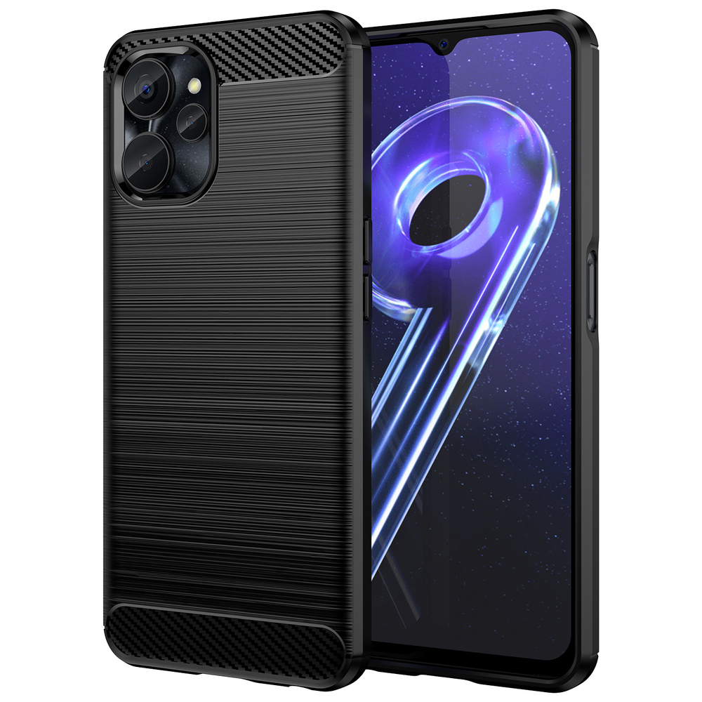 Защитный чехол в стиле карбон для смартфона Realme 9i 5G, серии Carbon от Caseport