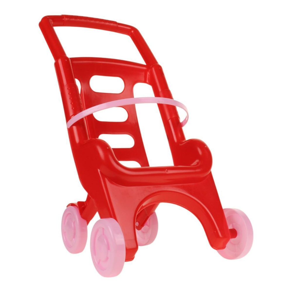 Коляска пластмассовая, красная RRB-113 (32*28*48 см)