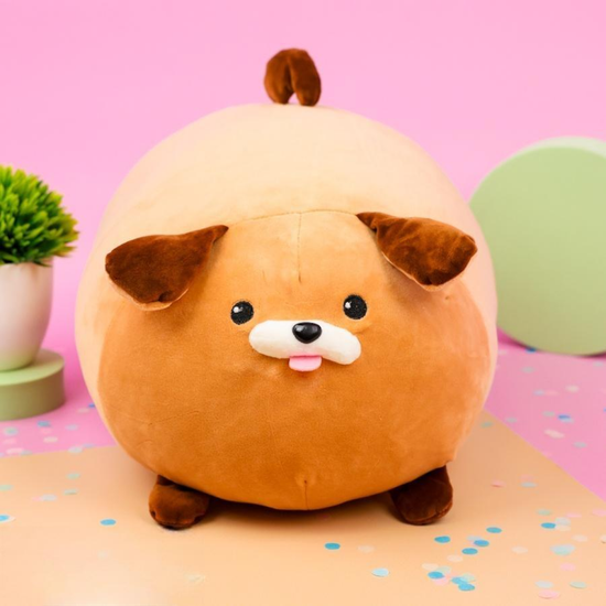 Мягкая игрушка Собачка Гав коричневый, 35 см