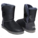 Угги Bailey Button Metallic Grey