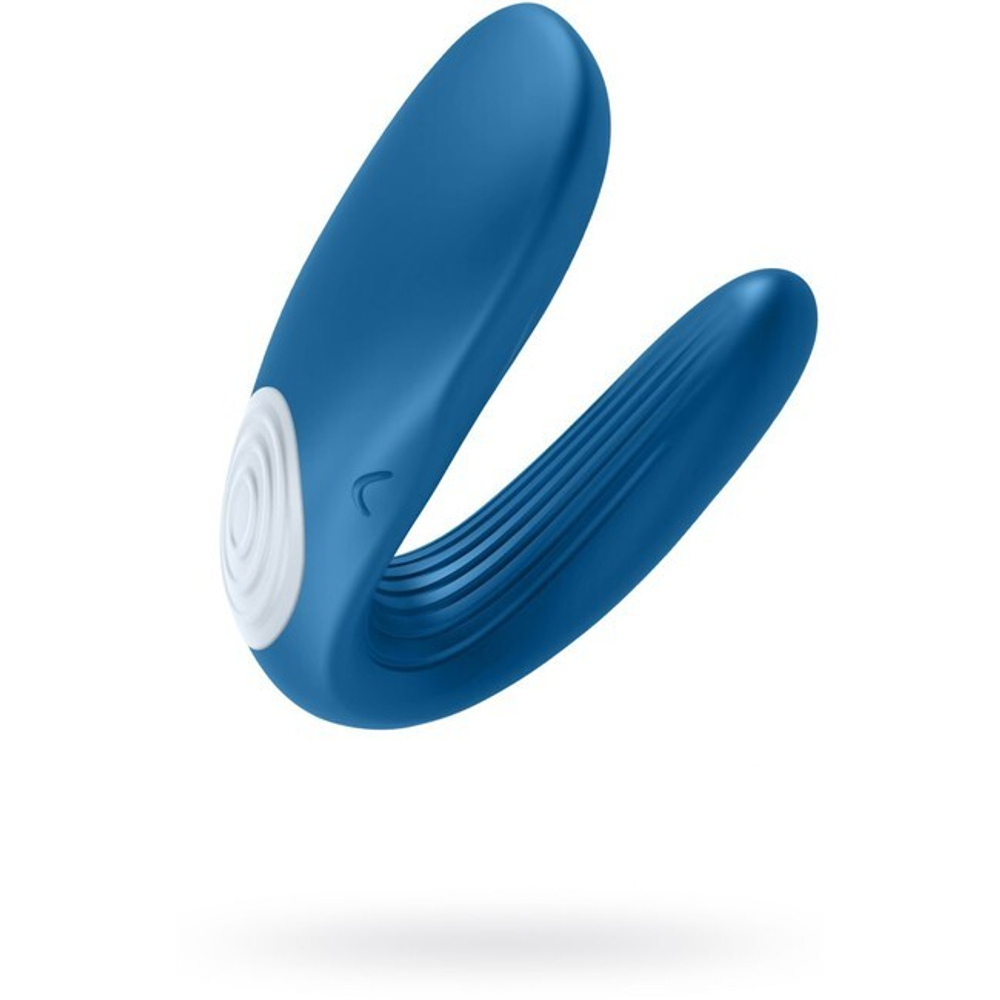 Массажер для пар Satisfyer Partner Whale (10 режимов, голубой ) (Цвет: голубой)