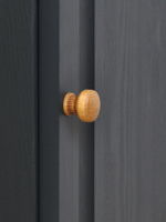 Тумба 90х39х83, Лена, кухонная деревянная двухдверная, под телевизор (буфет для кухни напольный), серый/антик, Dipriz