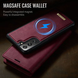 Чехол-кошелек CaseMe 2 in 1 MagSafe Samsung Galaxy S21 FE