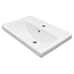 Комплект Тумба Azario KANTRI 60/2Н 605х405х870 напольная, с раковиной Фостер 60, белый глянец (CS00097250)