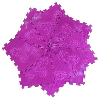 Коврик массажный модульный ОРТО ПАЗЛ Бабочка