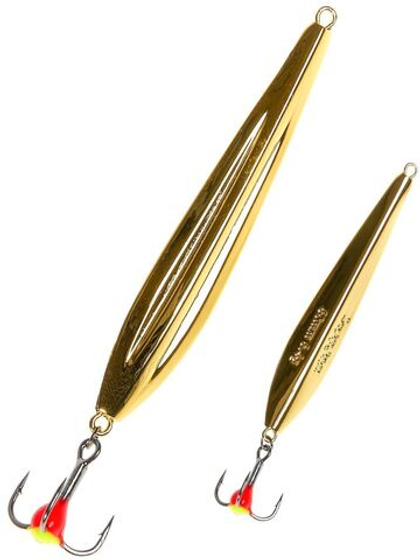 Блесна вертикальная зимняя Lucky John Fin Blade + тройник (50мм, 4 гр)