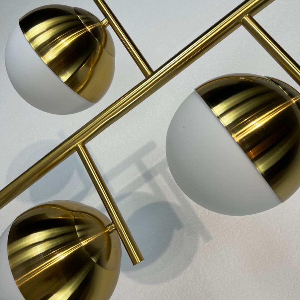 Торшер Geneva Glass Floor Lamp Triple