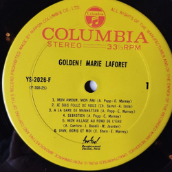 Винтажная виниловая пластинка LP Сборник Marie Laforet Golden (Japan 1968)(No Obi) Ivan, Boris Et Moi