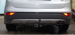 Фаркоп Hyundai Santa Fe 2012-2018, Kia Sorento (кроме Prime) 2012-2020, условно-съемный,(без электрики) Трейлер.7231
