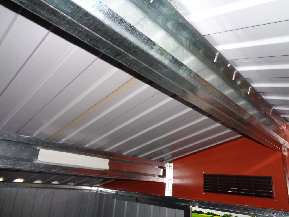 Металлический сарай GreenStorage Арчер D зелёный