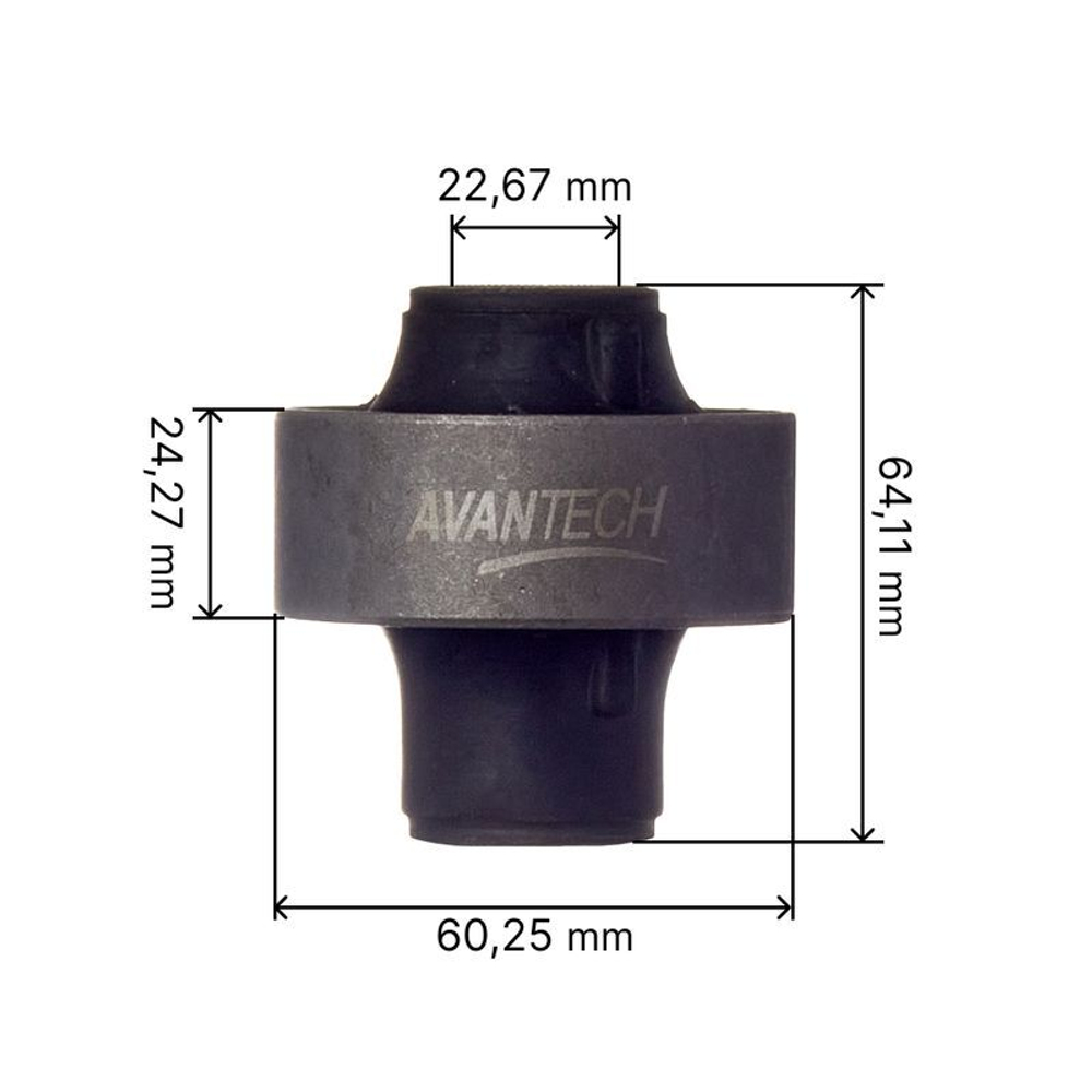 Сайлентблоки переднего нижнего рычага задний Avantech ASB4167
