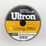 Леска Ultron Trolling Pro 0,5 мм. в размотке 100 метров (5x100м), цвет оранжевый