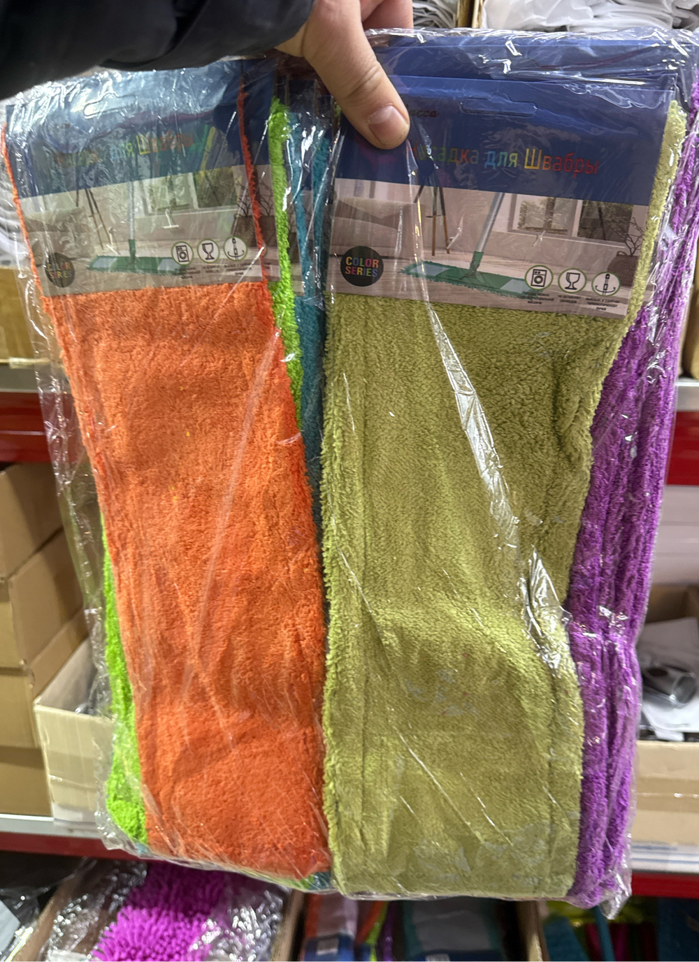 Насадка для швабры гладкая плоская