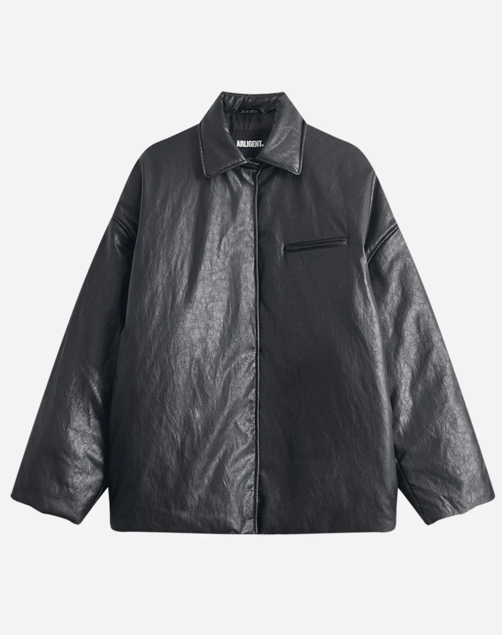 Куртка из экокожи с молниями