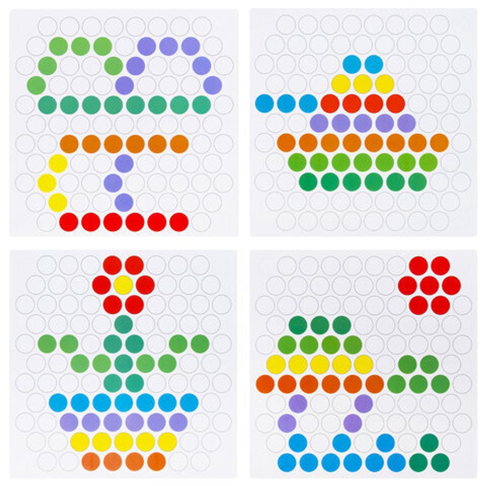 Сортер-мозаика развивающий деревянный с шариками, 3 в 1, по методу Монтессори, BRAUBERG KIDS, 665247