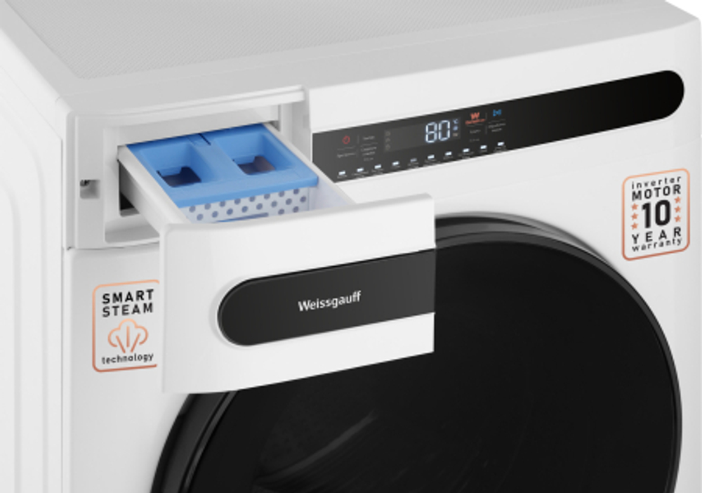 Стиральная машина Weissgauff WMD 45148 Inverter Steam (433420)