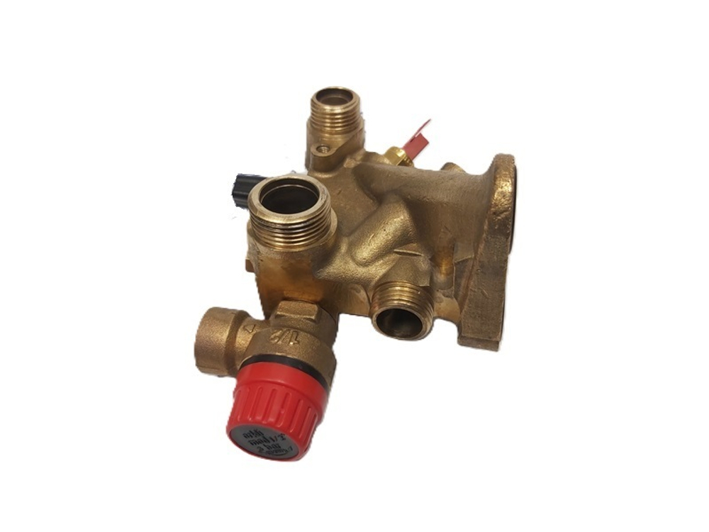 Водяной узел ГВС (фланец) BOSCH Gaz 3000W (арт. 87057001040)