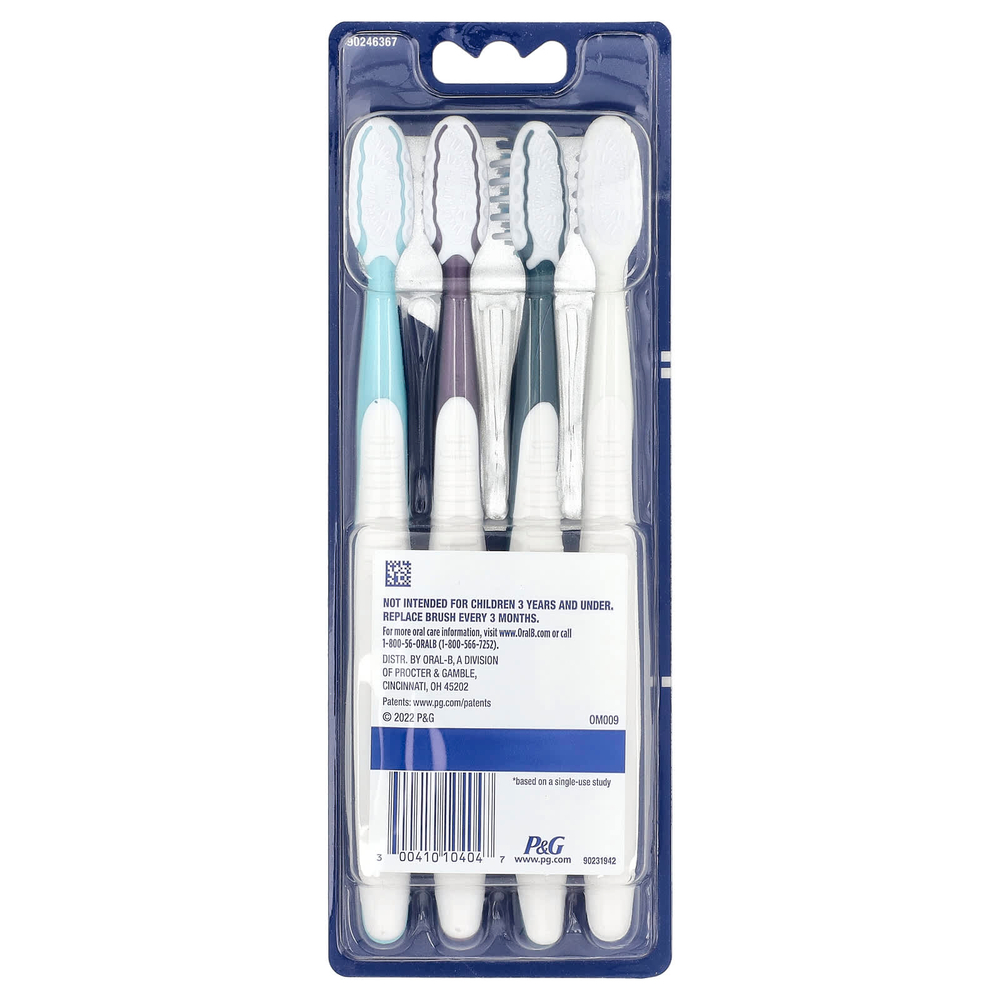 Oral-B, CrossAction All In One, зубная щетка, мягкая, 4 зубные щетки