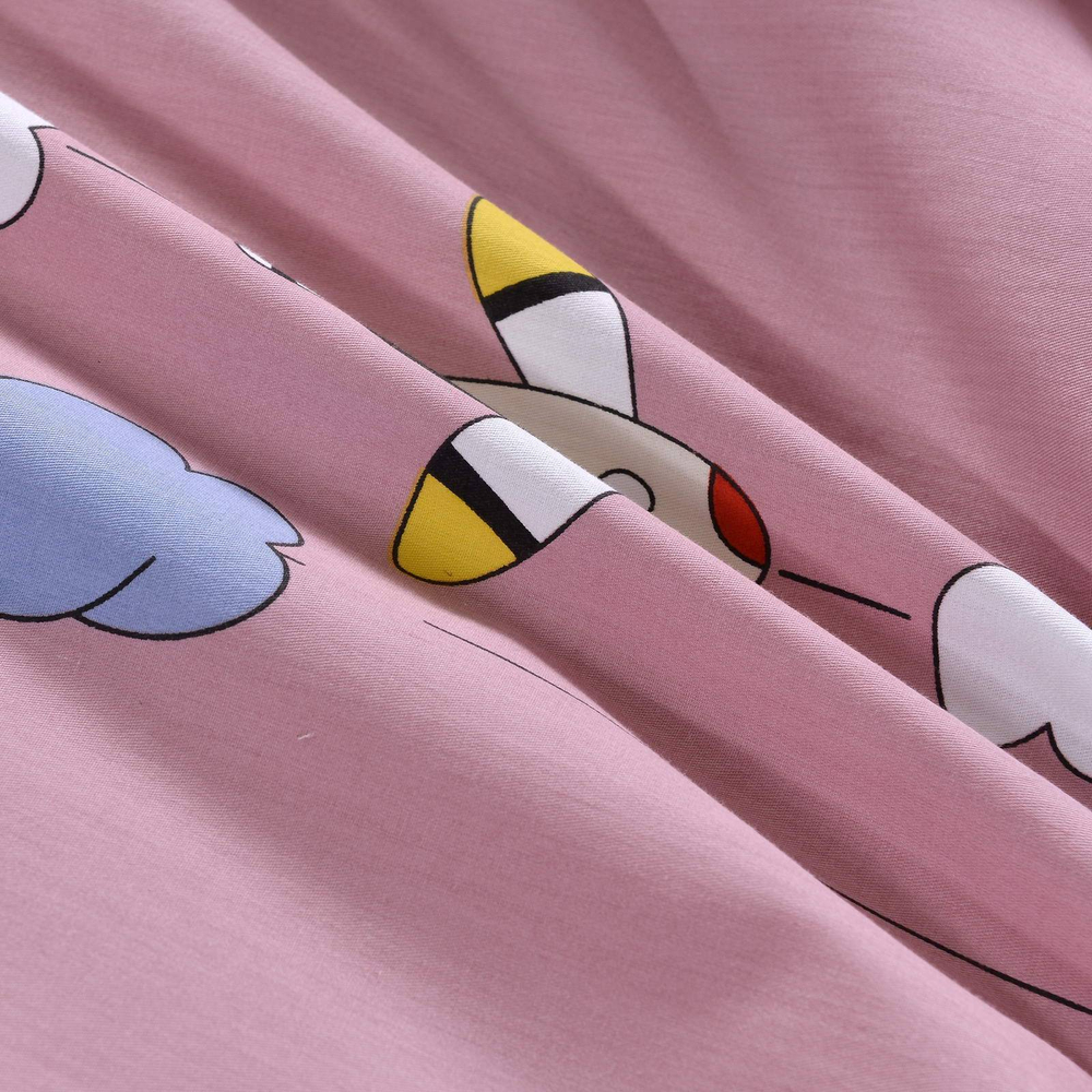 Детское постельное белье Sofi De MarkO Самолетики розовое