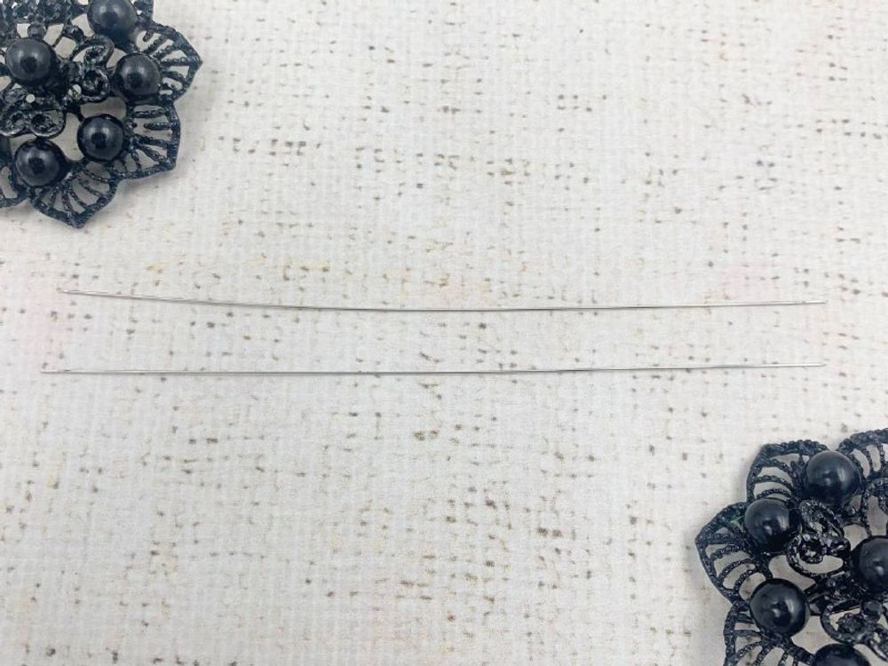 Иглы для бисера, ш. 12 см