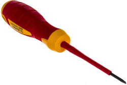 Диэлектрическая отвертка Зубр до 1000В ПРОФИ Cr-V SL 2.5 x 75 мм 25261-2.5-075_z01