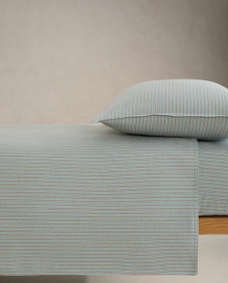 Пододеяльник Zara Home фланель, хлопок 100%, в полоску, 2611/088