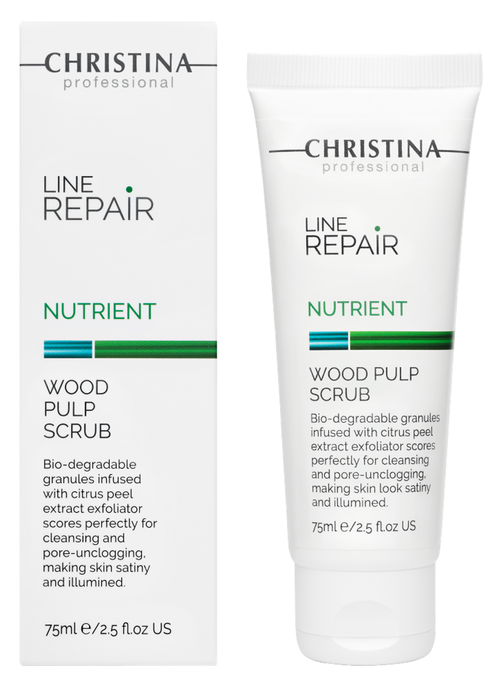 CHRISTINA Line Repair Nutrient Wood Pulp Scrub