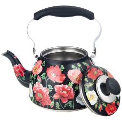 ЧАЙНИК AGNESS "МАКИ" СО ВСТРОЕННЫМ СВИСТКОМ И ФИЛЬТРОМ 1500 МЛ