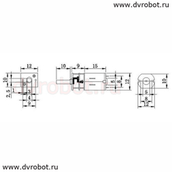 Мотор GA12YN20 - (3V200rpm)