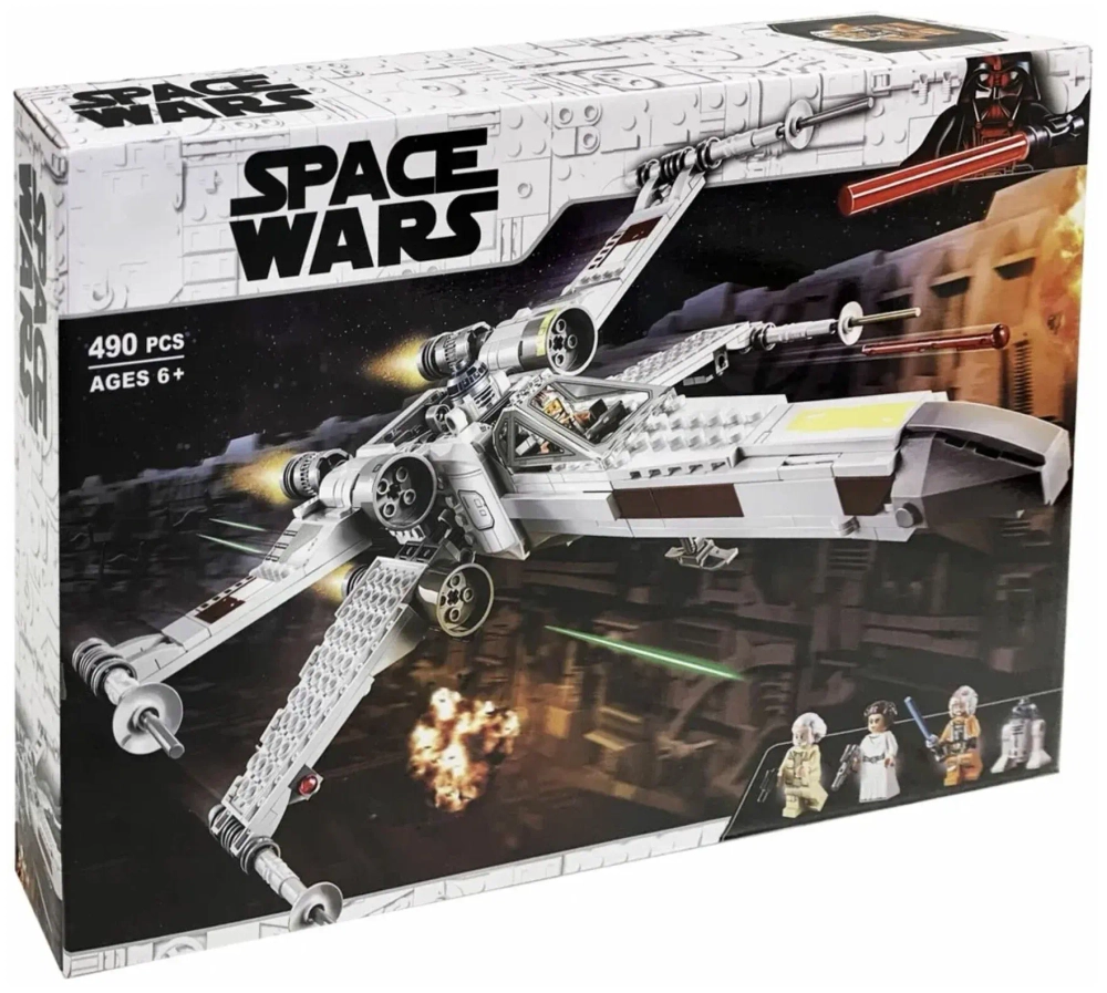 Конструктор Star Wars "Истребитель типа Х Люка Скайуокера" 490 дет.