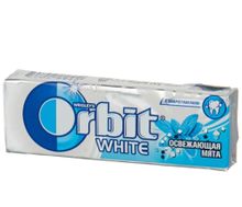 Жевательная резинка Orbit White Освежающая мята, без сахара, 30 шт. по 13,6 г