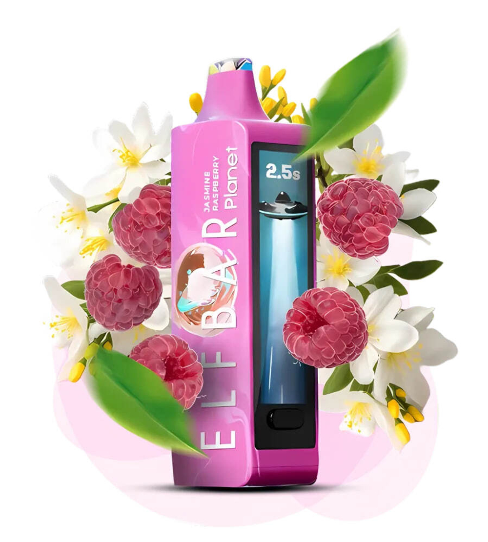 Elf Bar Planet 25000 - Jasmine Raspberry (5% nic)