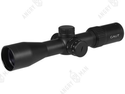 Прицел Amber 3-12x40, SF, сетка 27 (Mil-Dot), подсветка красная, 30мм, 1/4 МОА, 579г, Gaut