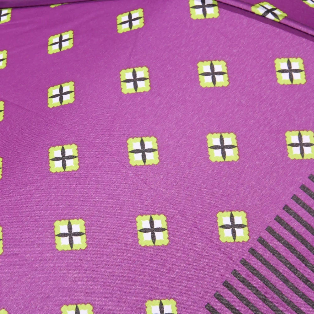 Зонт женский полуавтомат «Канада», микс 6 цветов, 8 спиц, d-100см, длина в слож. виде 30см