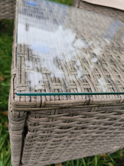 Комплект мебели из ротанга «VIRGINIYA BALCONY SET» Greige