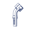 Фитинг DN 12 ORFS (Г) 1.3/16 (45)