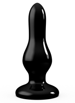 Черная анальная пробка MAGNUM 15 - 16 см.