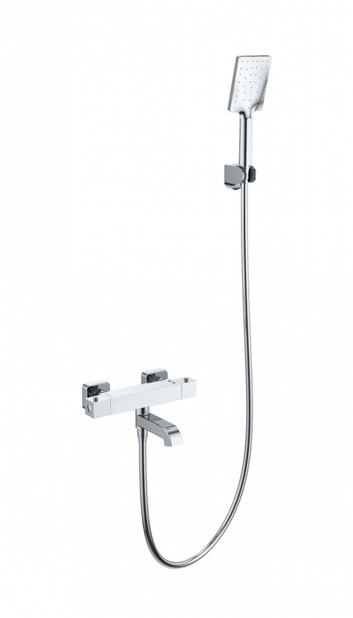 Смеситель для ванны с душем и термостатом WONZON & WOGHAND STAY 3, Хром (WW-B2026-A1-CR)