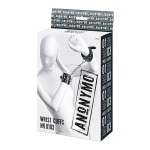 Черные наручники на сцепке ToyFa Anonymo 310103