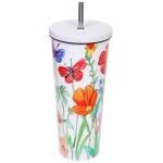 Термокружка 750мл «Лето» с трубочкой