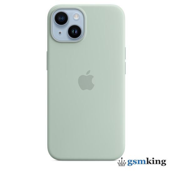 Apple Silicone Case with MagSafe iPhone 14 Succulent (Зелёный) MPT13ZM/A