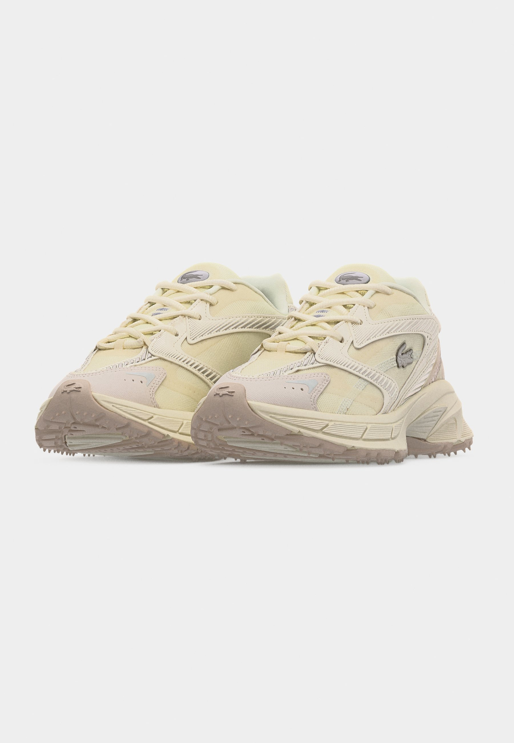 Lacoste L003 NEO SHOT 1261 - кроссовки на шнуровке - Молочный белый / Молочный