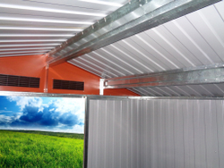 Металлический сарай GreenStorage Арчер D коричневый