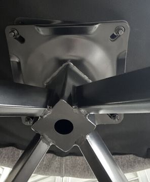 Стул MOON 360 град. поворот. Серый Family-022, ткань / черный каркас