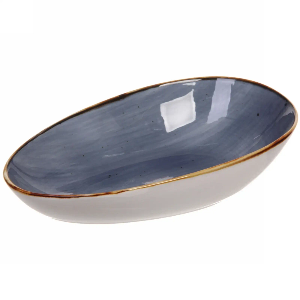 Тарелка керамическая «Corsica blue» 20,5*12,5*5см