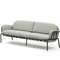 Joncols 3-местный алюминиевый диван серого цвета 225 см