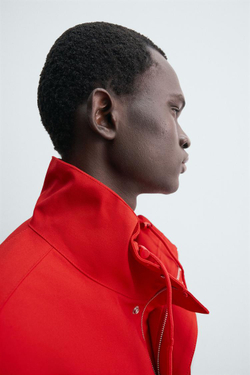 ZARA ПАРКА WATER REPELLENT СО СЪЕМНОЙ ПОДКЛАДКОЙ, КРАСНЫЙ